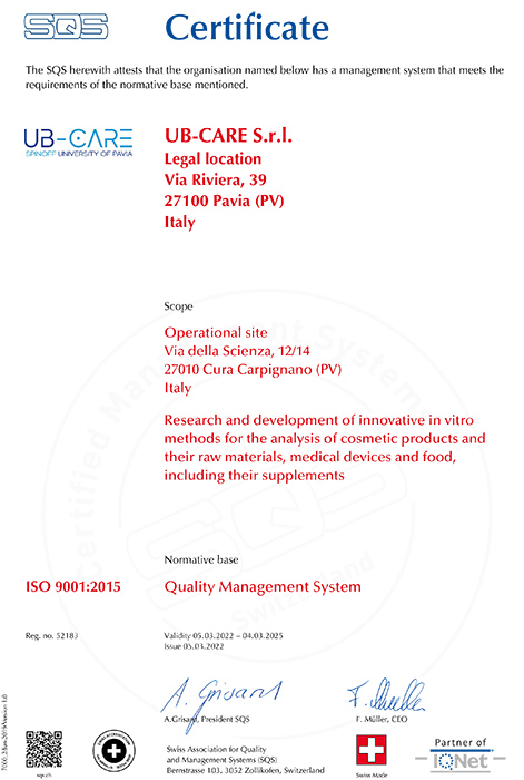 View PDF certificato sqs